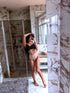 (2pcs) String type panties T0153 - BEIGE + BLACK